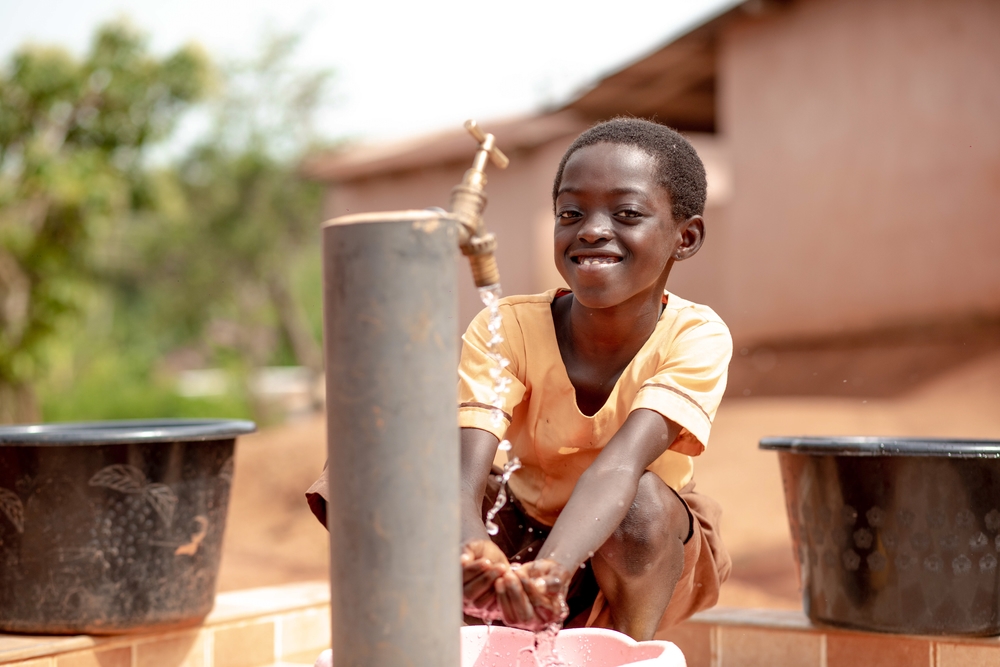 Two boreholes in Ghana