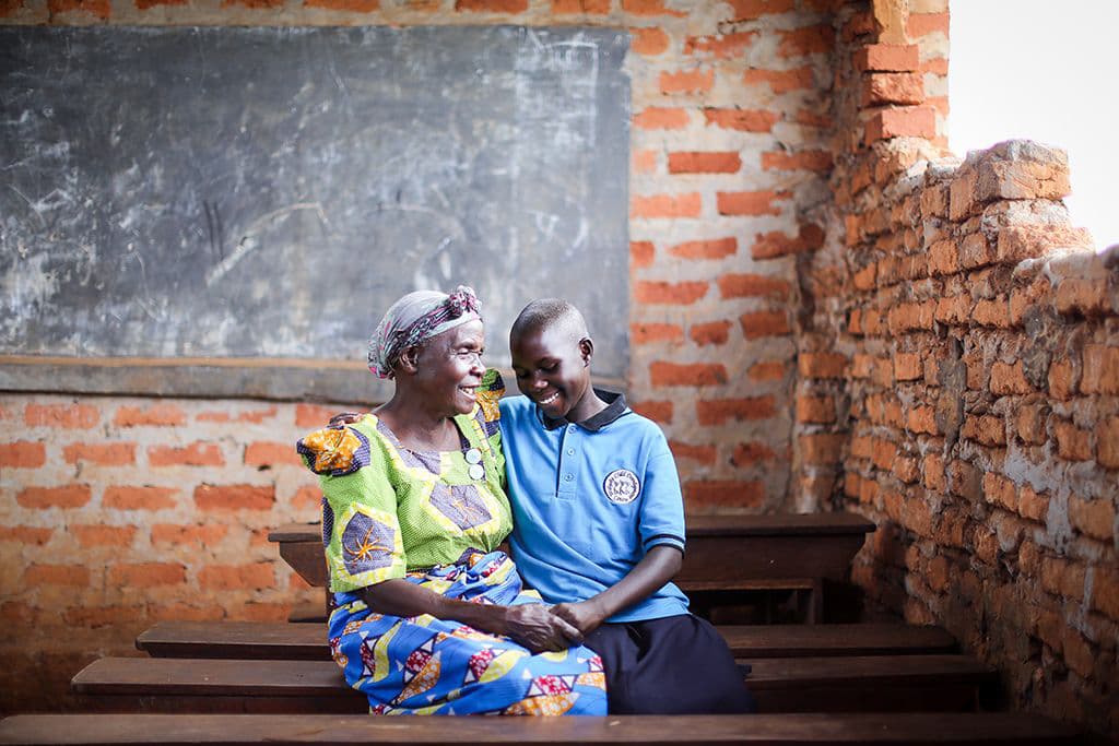 Violet and her grandma