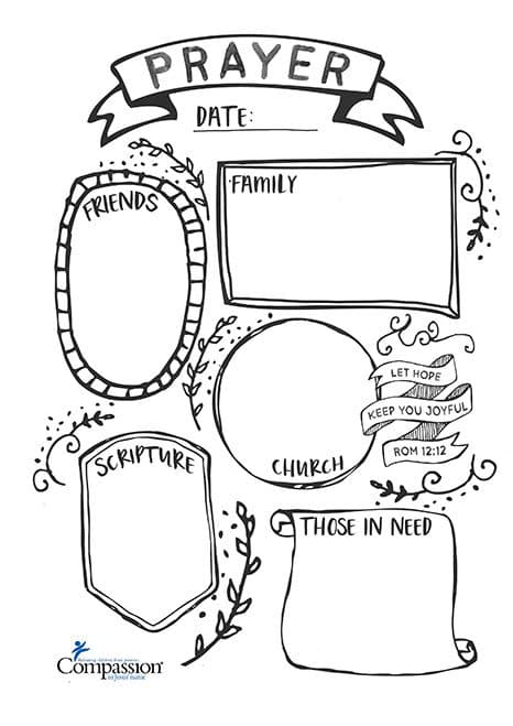 prayer journal ideas