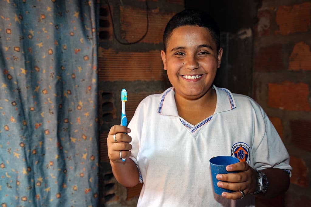 running water in Colombia
