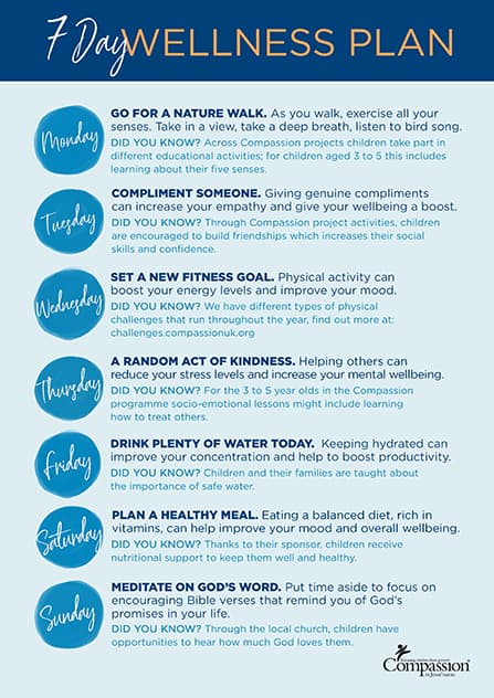 Biblical health and wellness plan