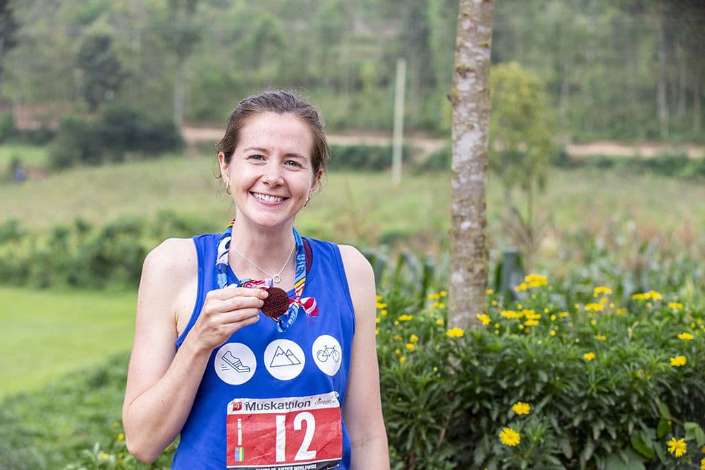 Gemma running marathon overseas