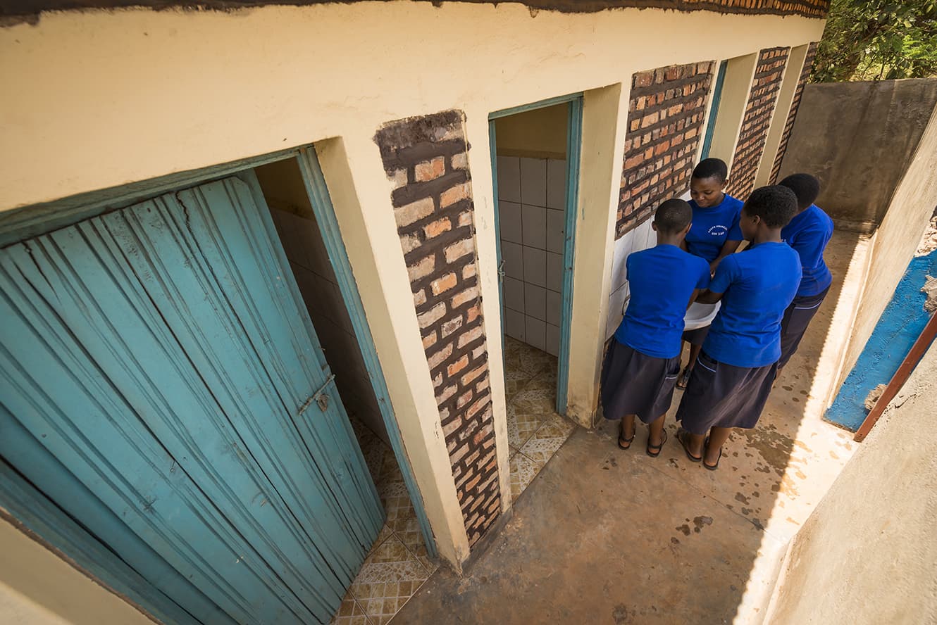 Bathroom in Rwanda