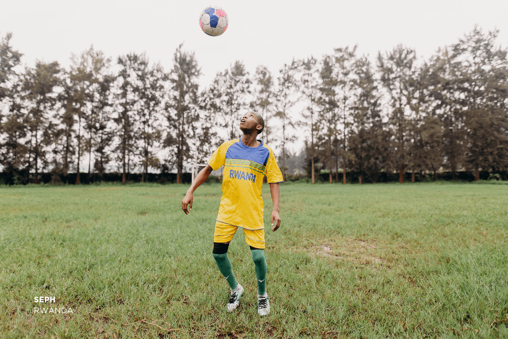 Seph now plays for a professional football team