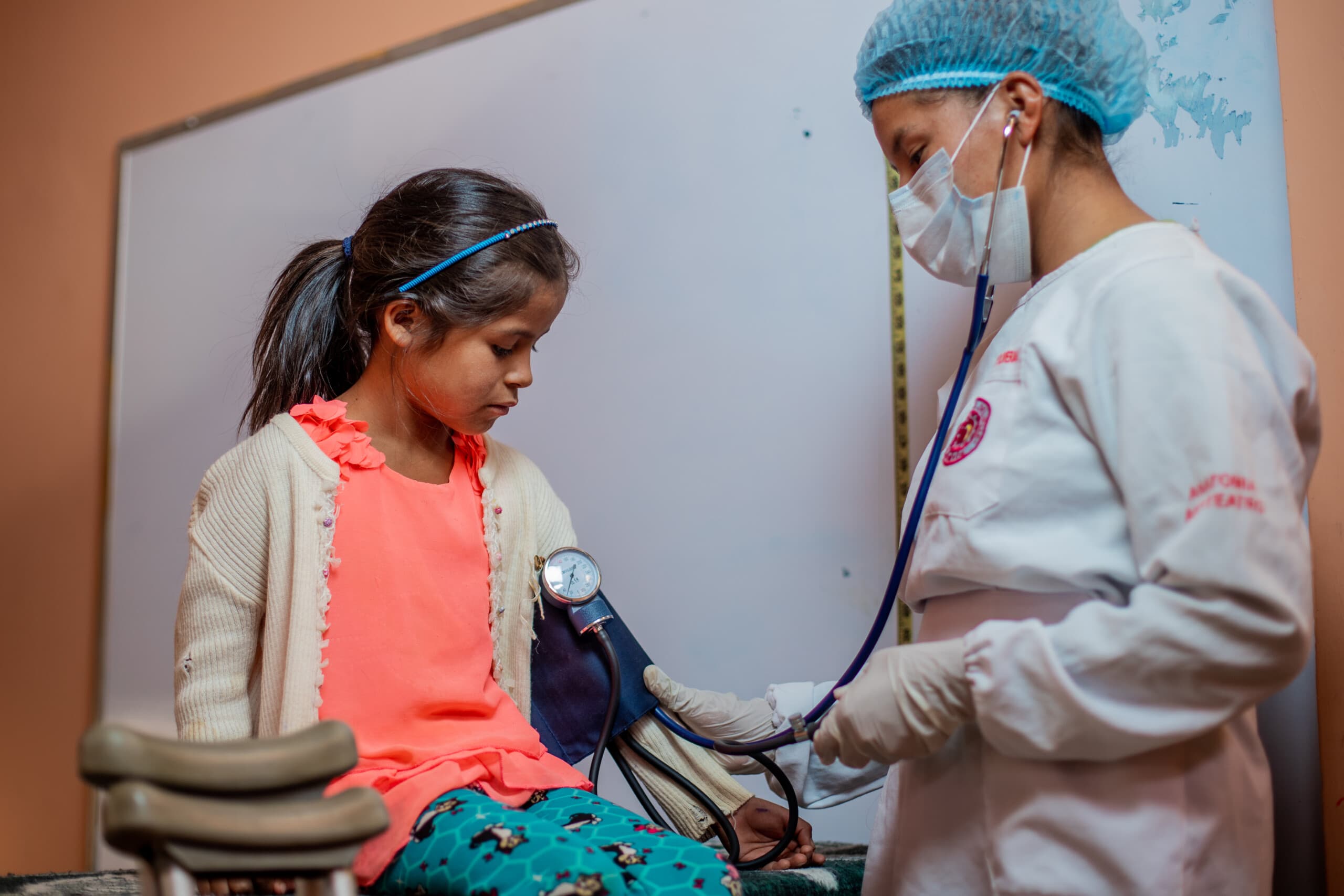 A Compassion medical check-up in Bolivia