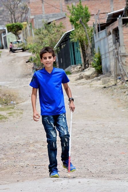 living with blindness