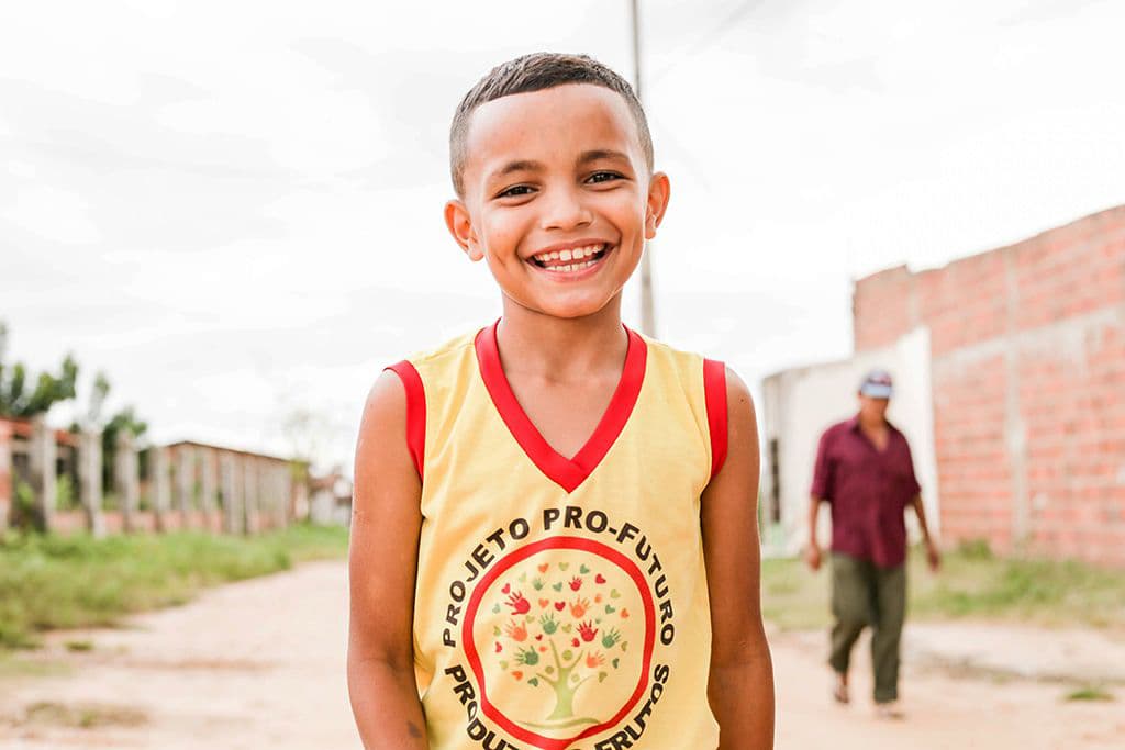 Fransciso smiling outside the project