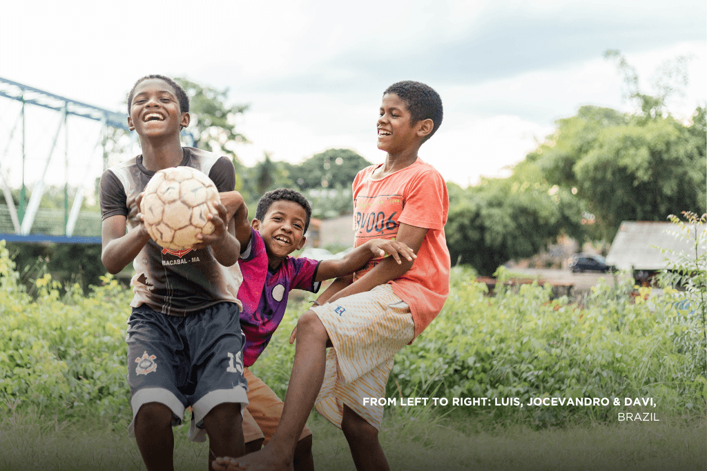 Luis, Jocevandro and Davi in Brazil