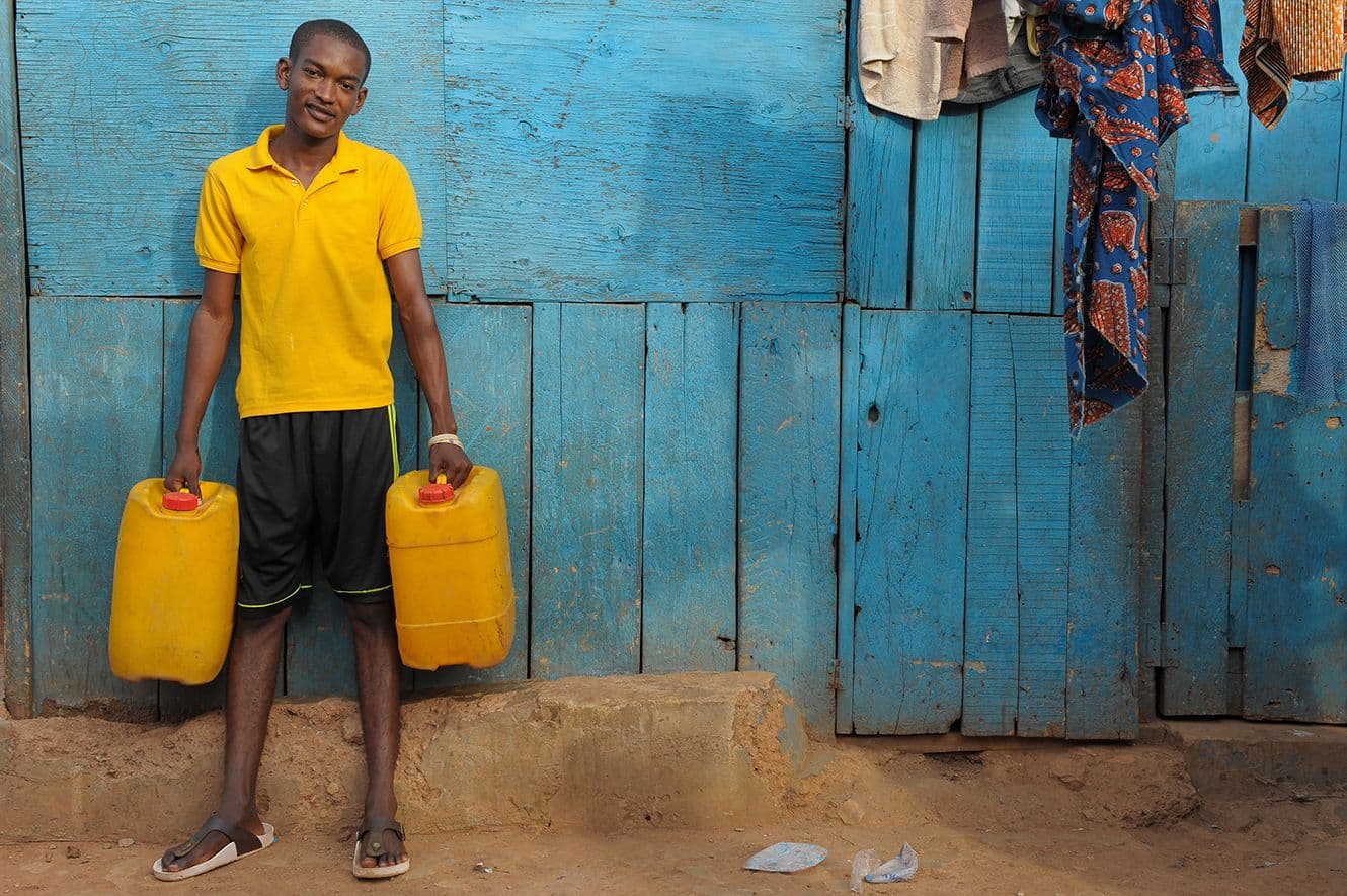 carrying water