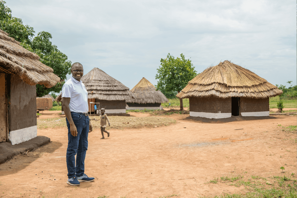 John grew up in rural eastern Uganda