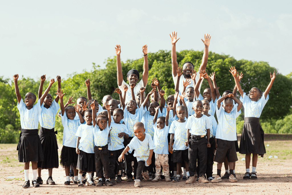 DC3 and FaithChild celebrate alongside Compassion participants in Ghana.
