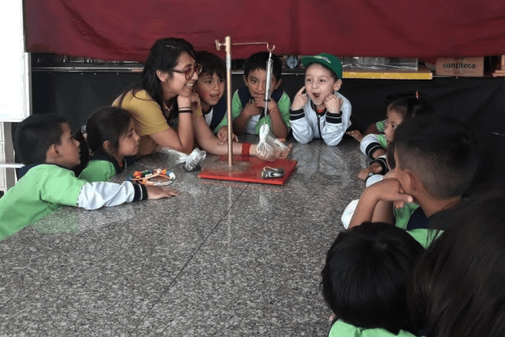 Experiments with a group of children