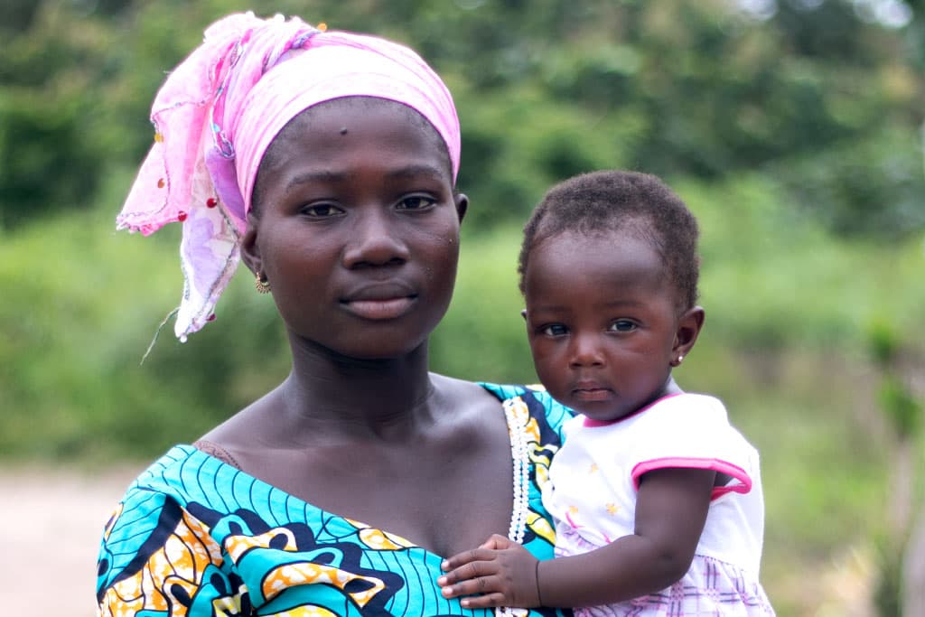 Mother, Judith and baby Esther