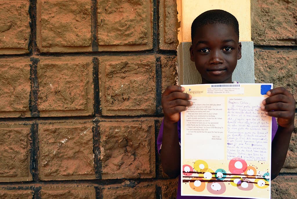 sponsored child's letters