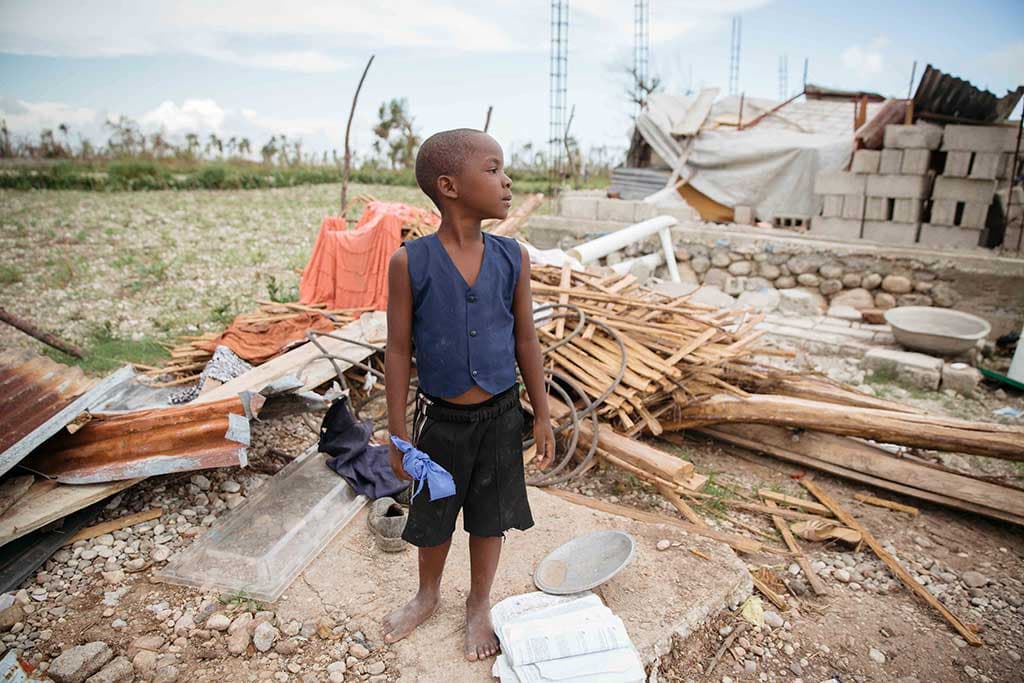 Hurricane Matthew survivor
