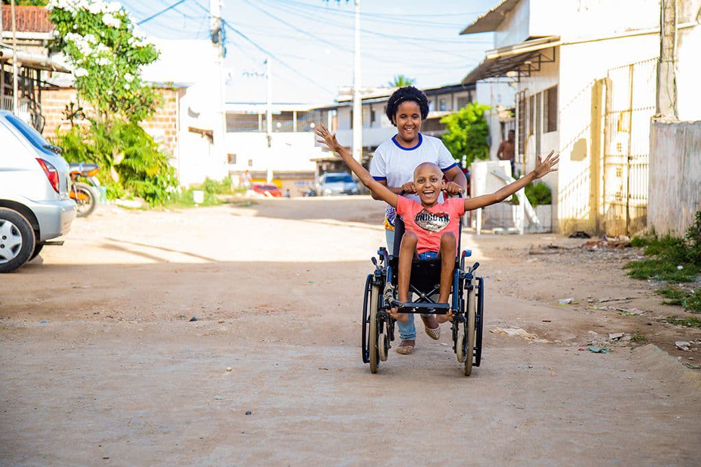 young friends in Brazil