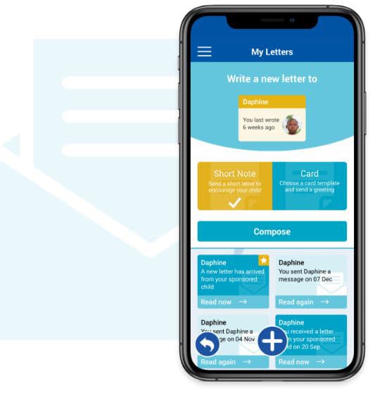 Compassion app letters