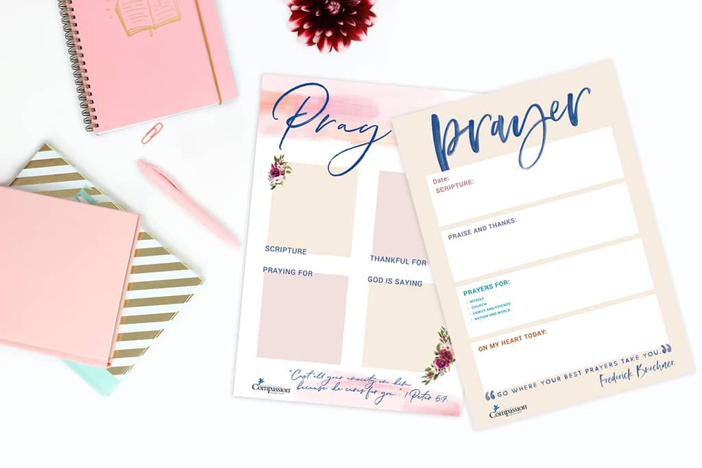 Free prayer journal