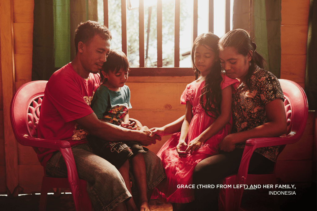 Praying with children