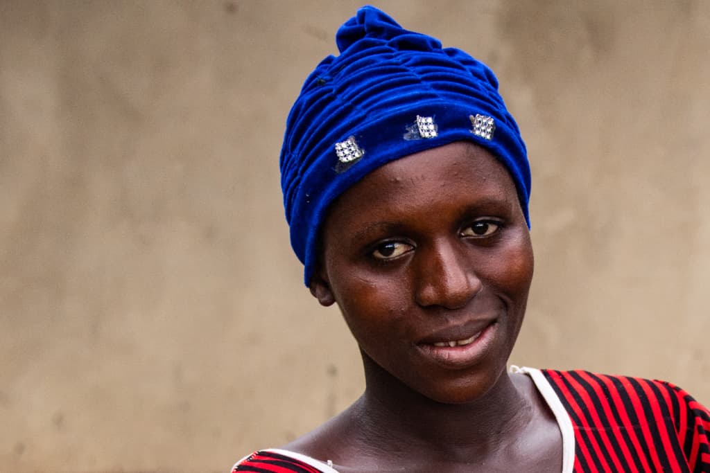 Ama looks thoughtful