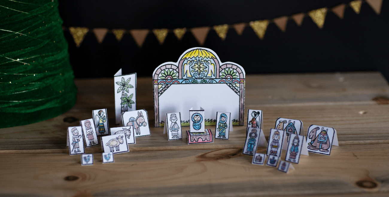 Build your very own Nativity pop up