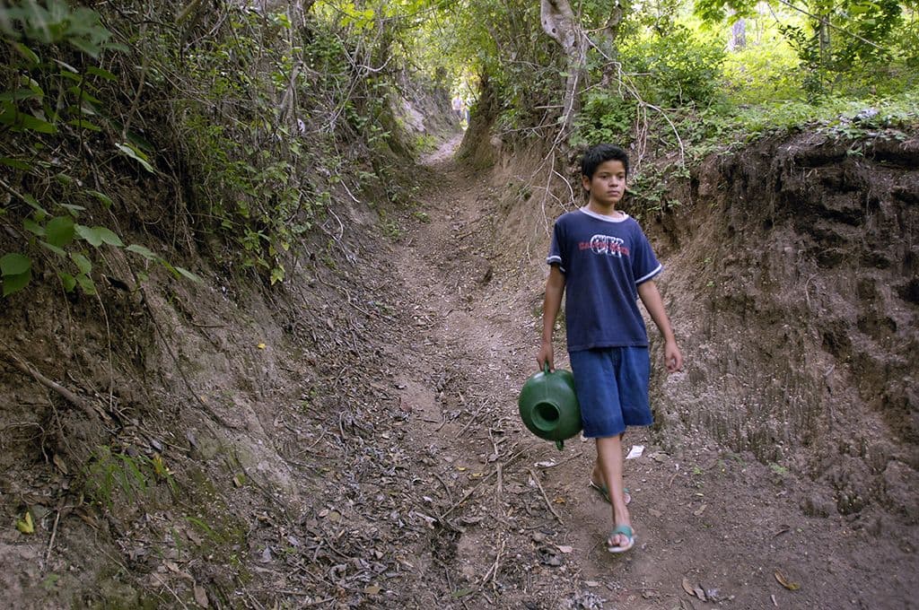 collecting water photo