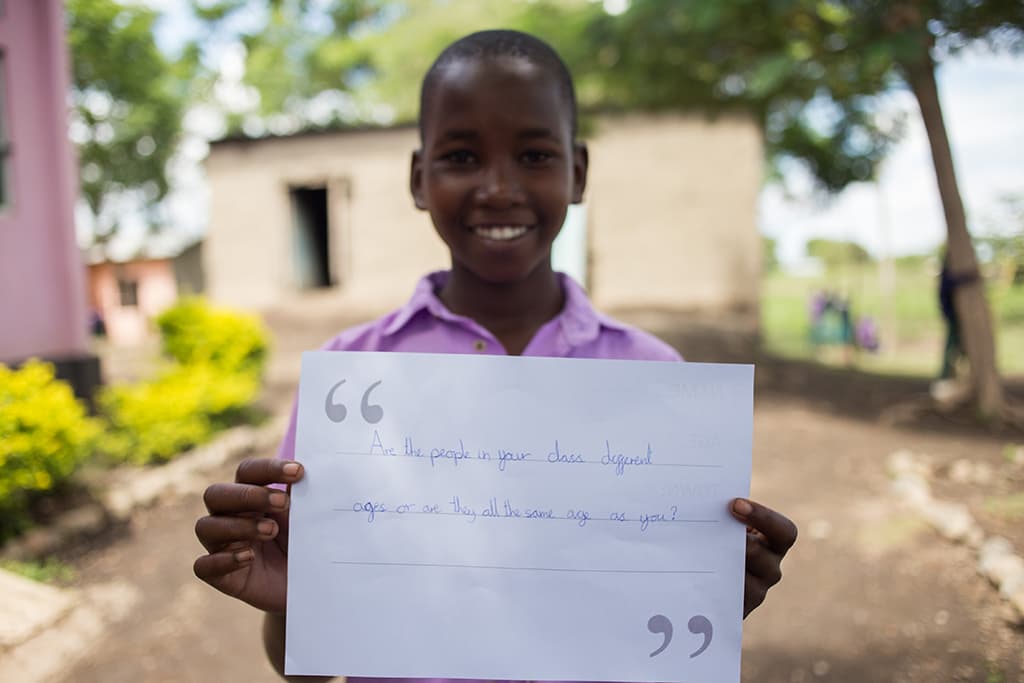 Tanzania kids interview