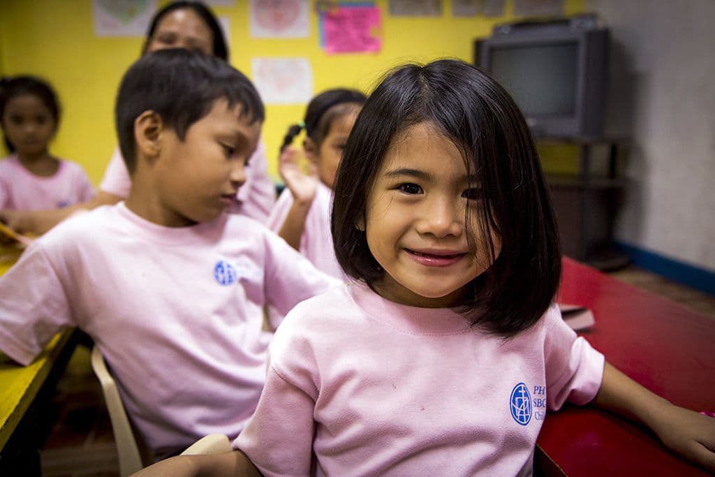 A classroom in the Philippines