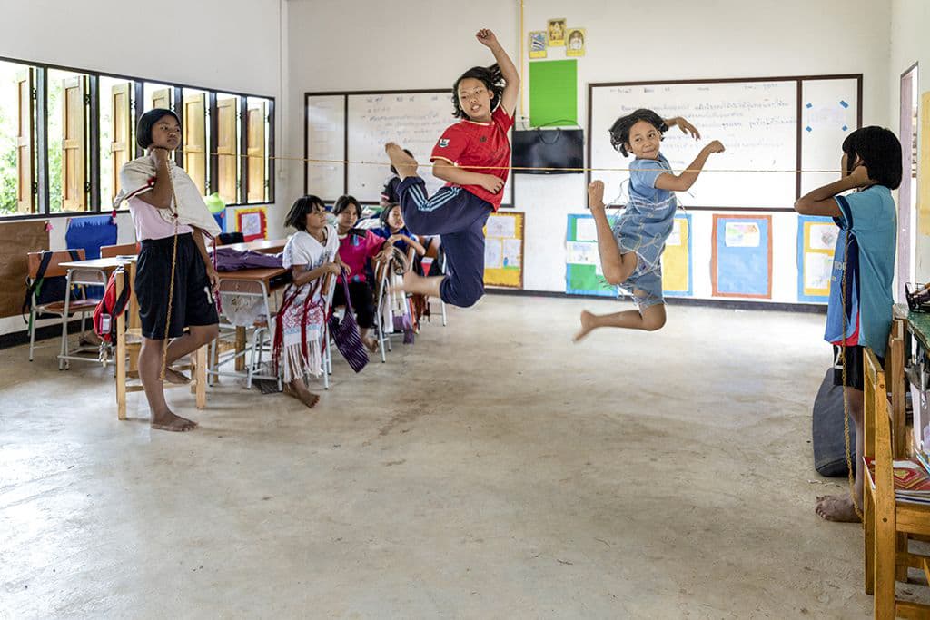 A classroom in Thailand