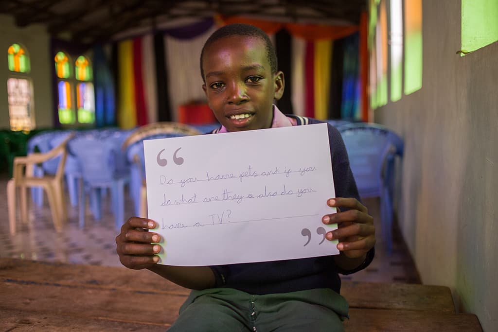 Tanzania kids interview