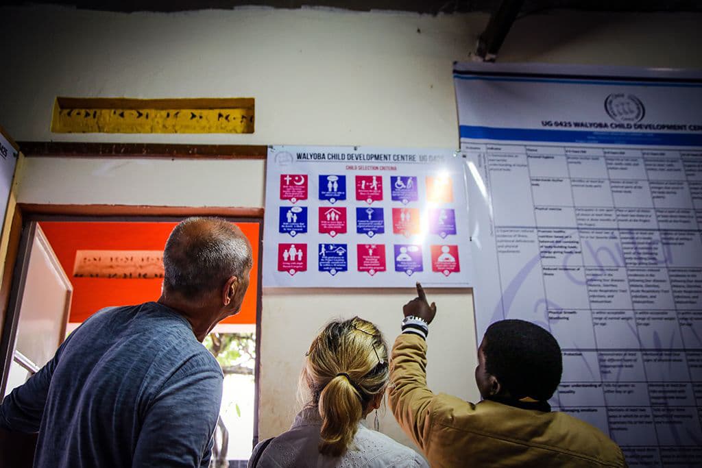 visiting a compassion project