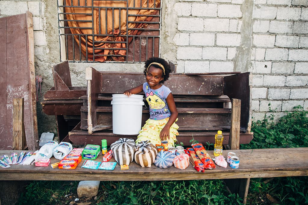 Emergency supplies in Haiti
