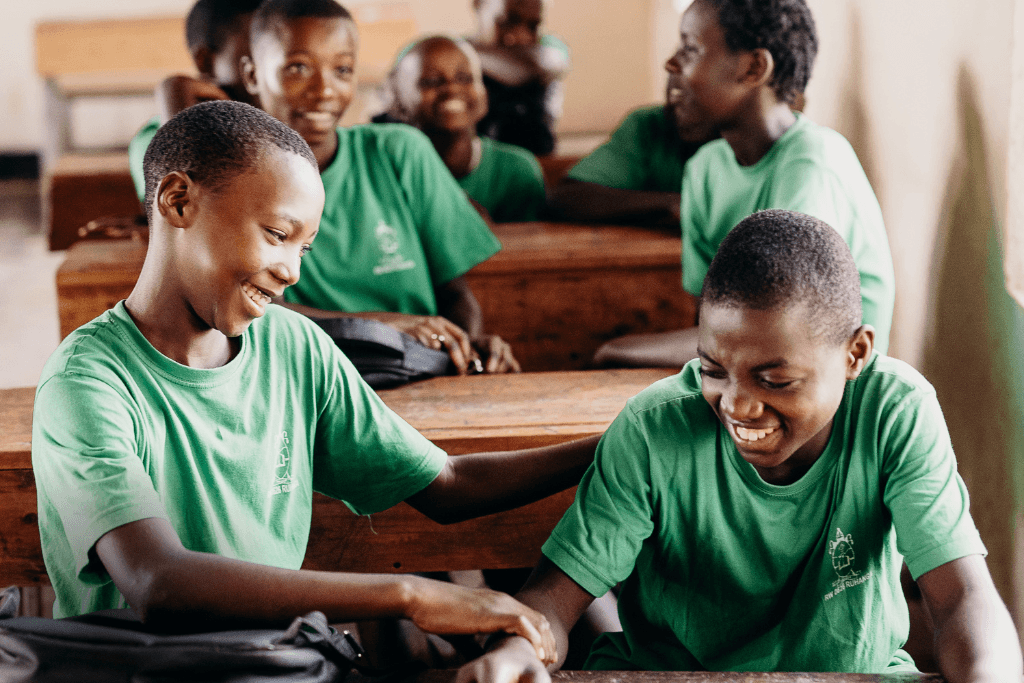 Older children discovering skills and strengths