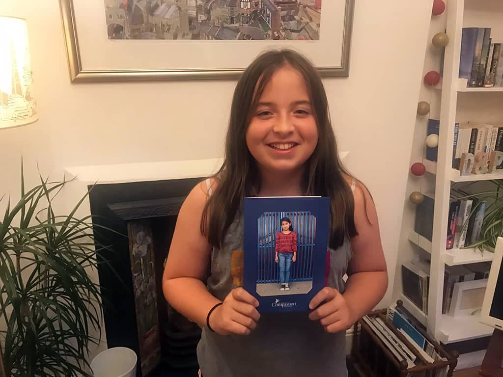 Miranda and her sponsored child