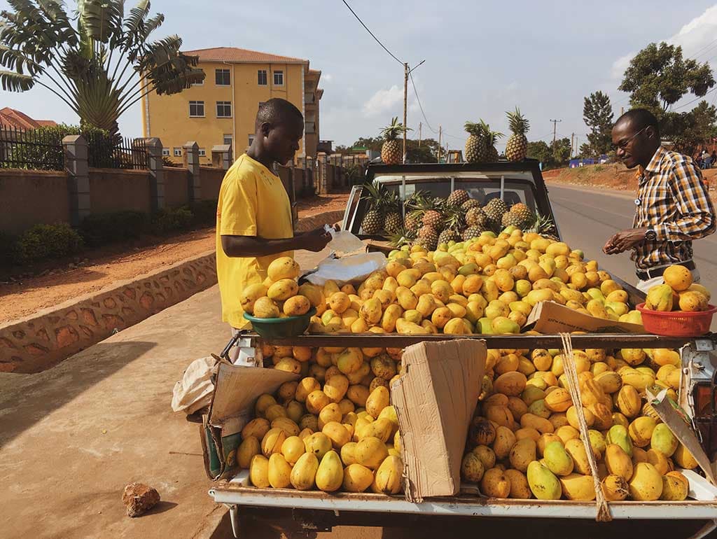 Lemon cart in Uganda