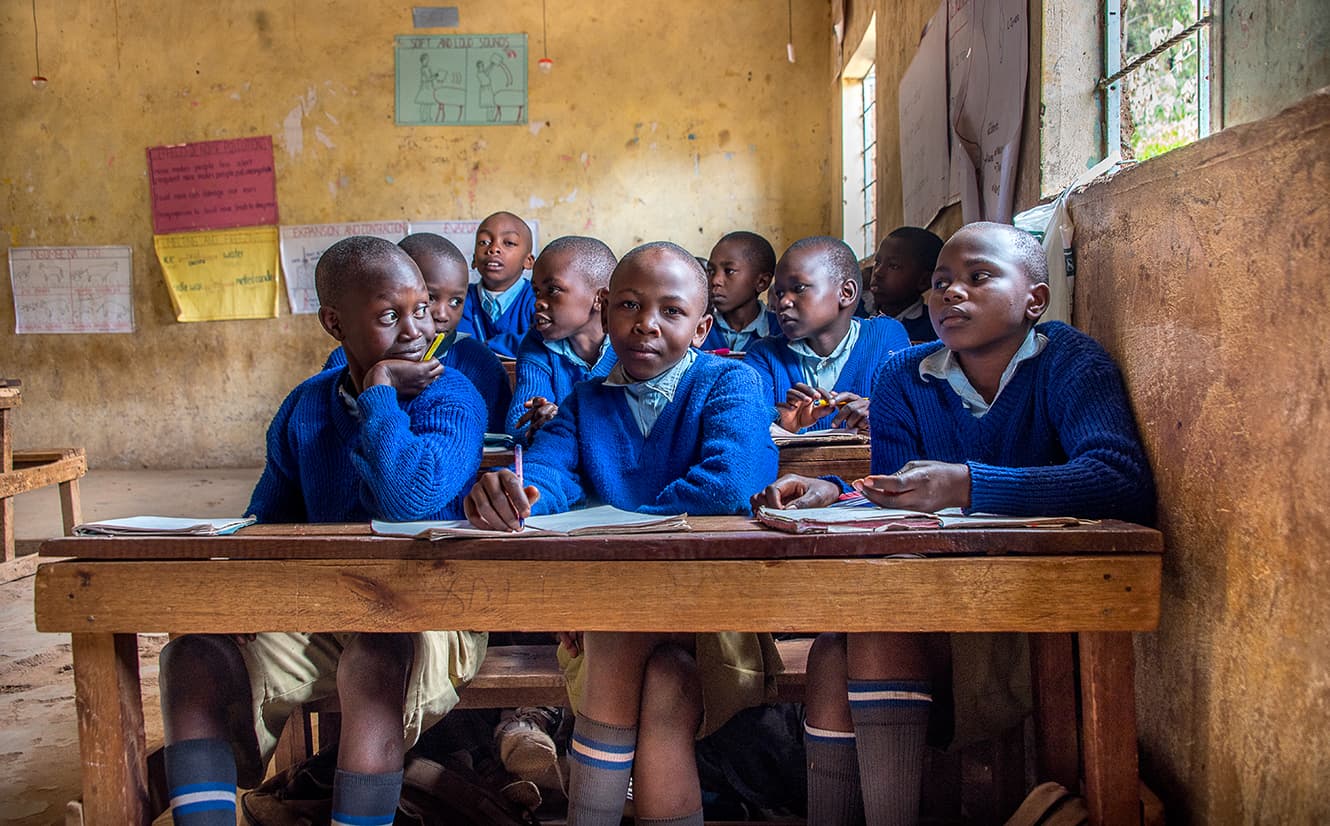 Kenyan classroom