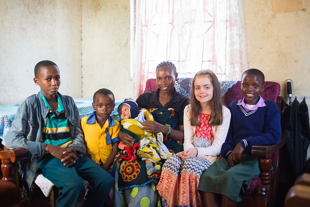 Ana's home in Tanzania