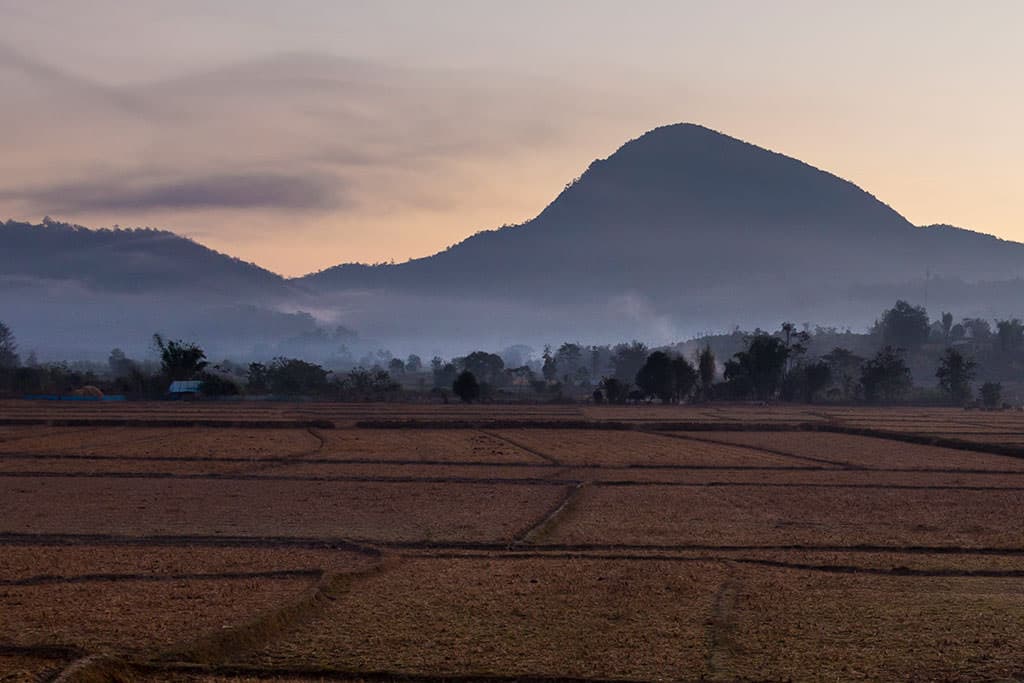 Rural Thailand village
