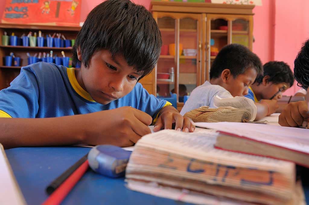 Daniel from Bolivia studying