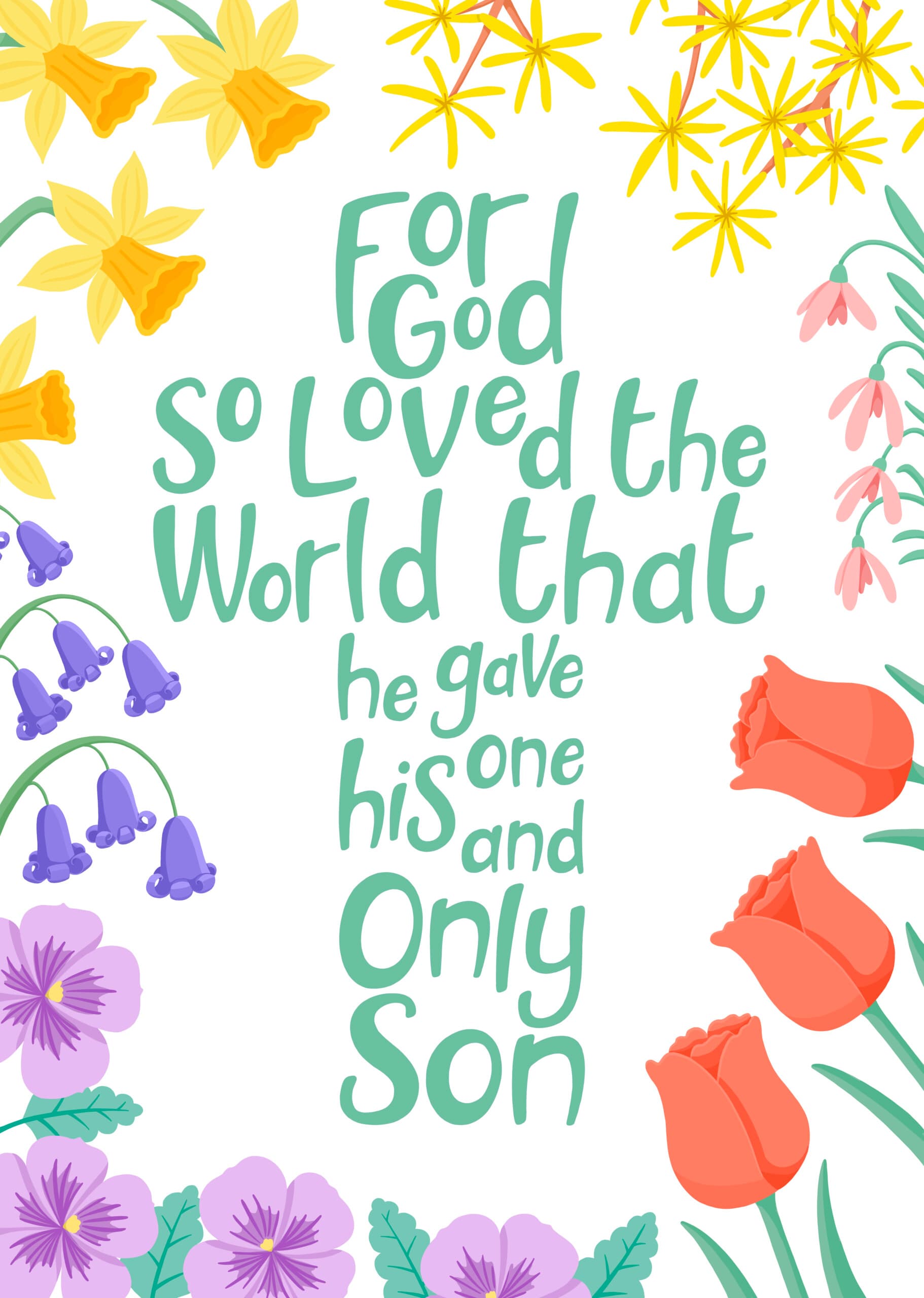 For God so loved the world - Easter image