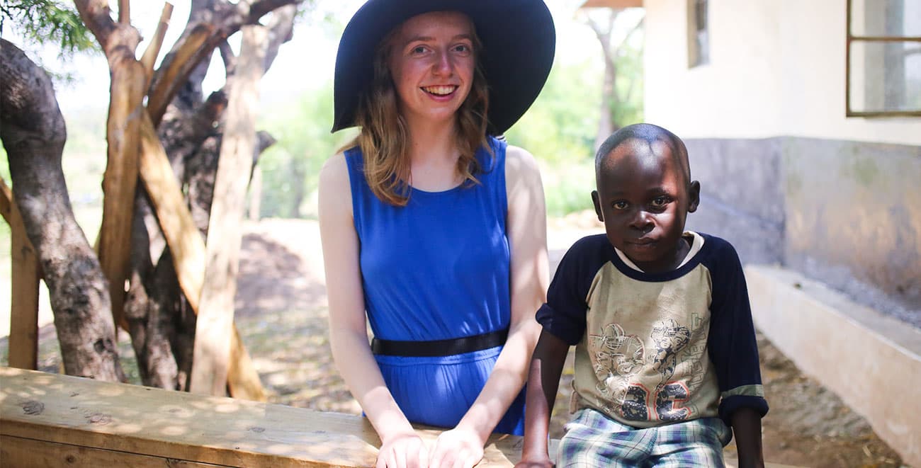 Lauren visits her sponsored child in Kenya 1