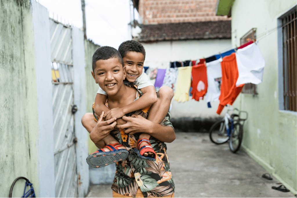 Weslley and his brother