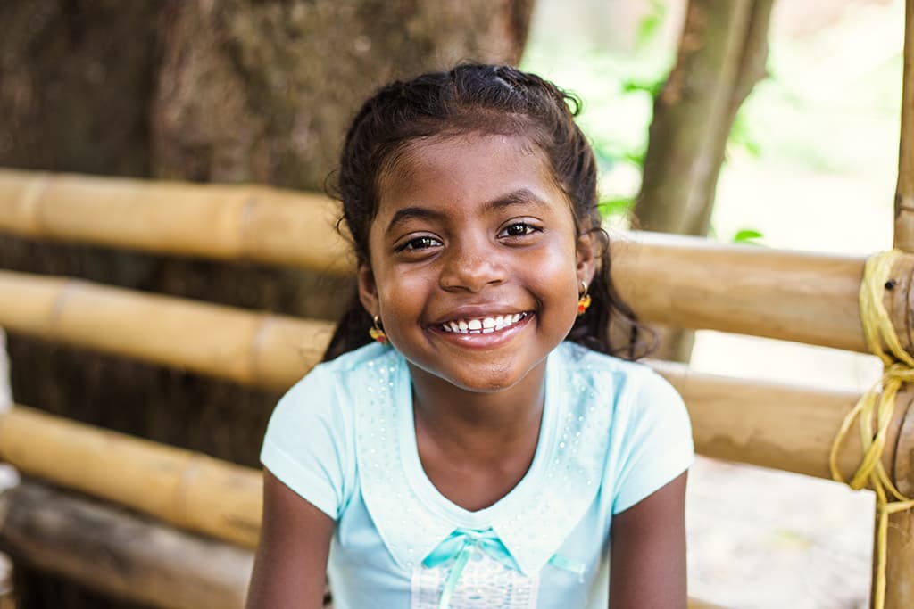 girl with smile