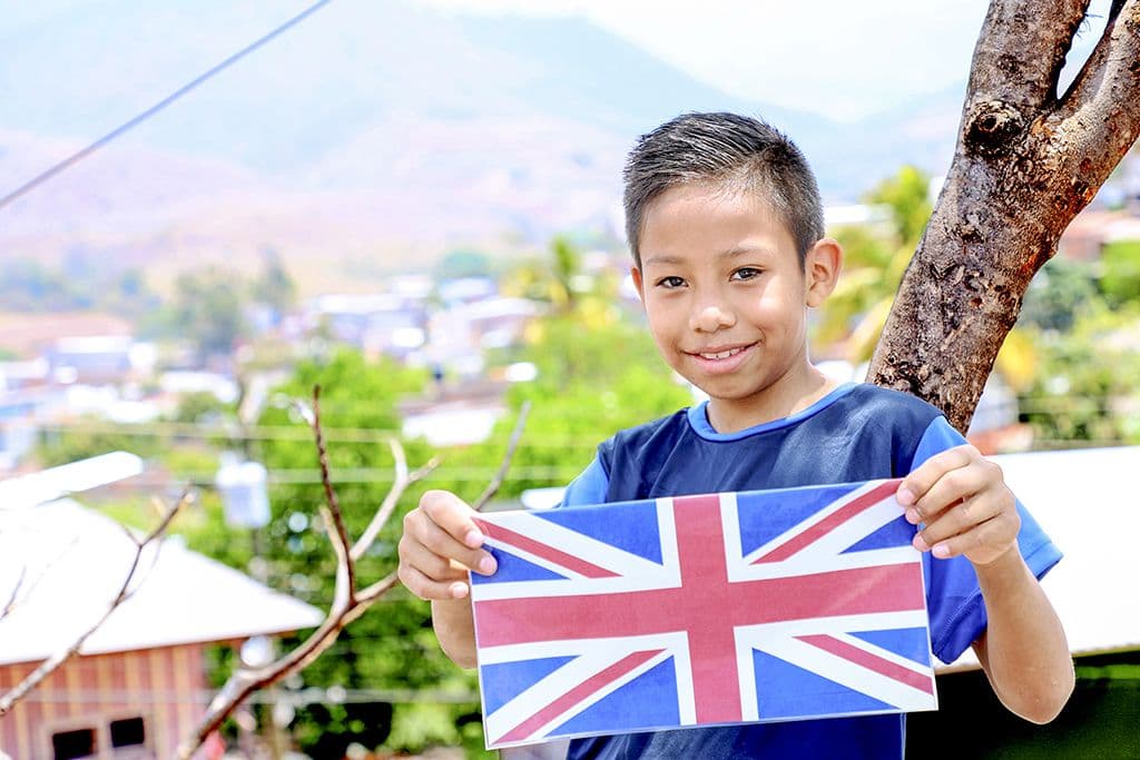 Thanks to fun sessions at his Compassion project, 10-year-old Cristofer from Honduras has been learning more about where his sponsor lives.