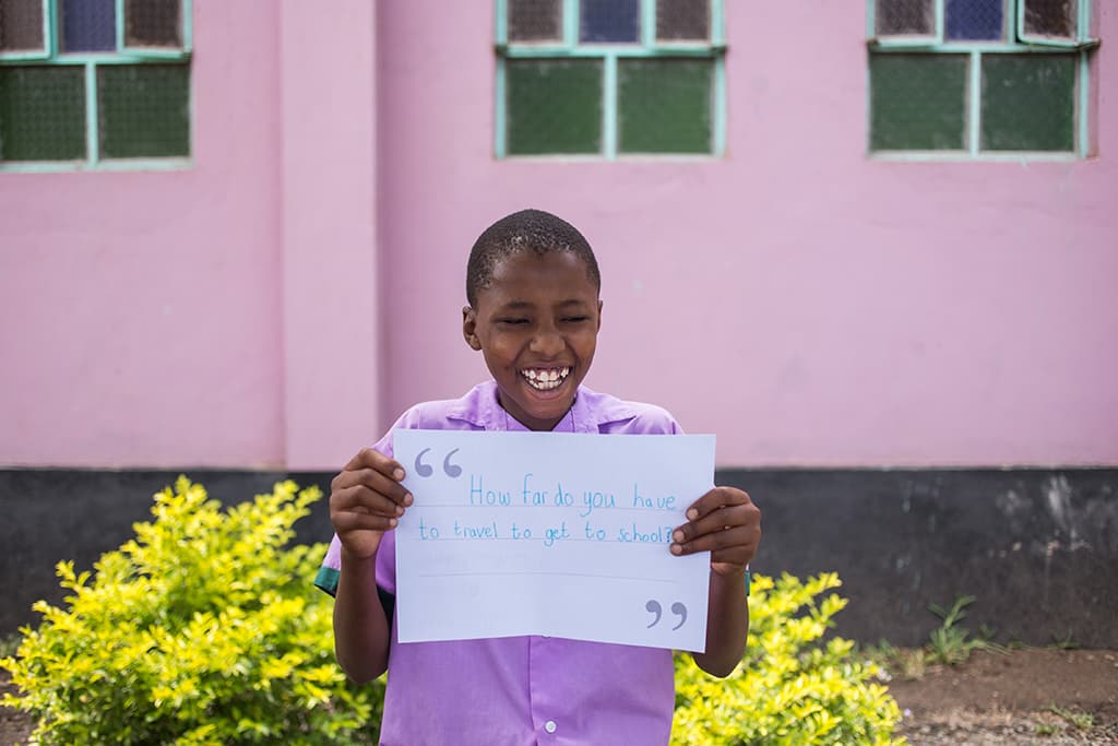 Tanzania kids interview