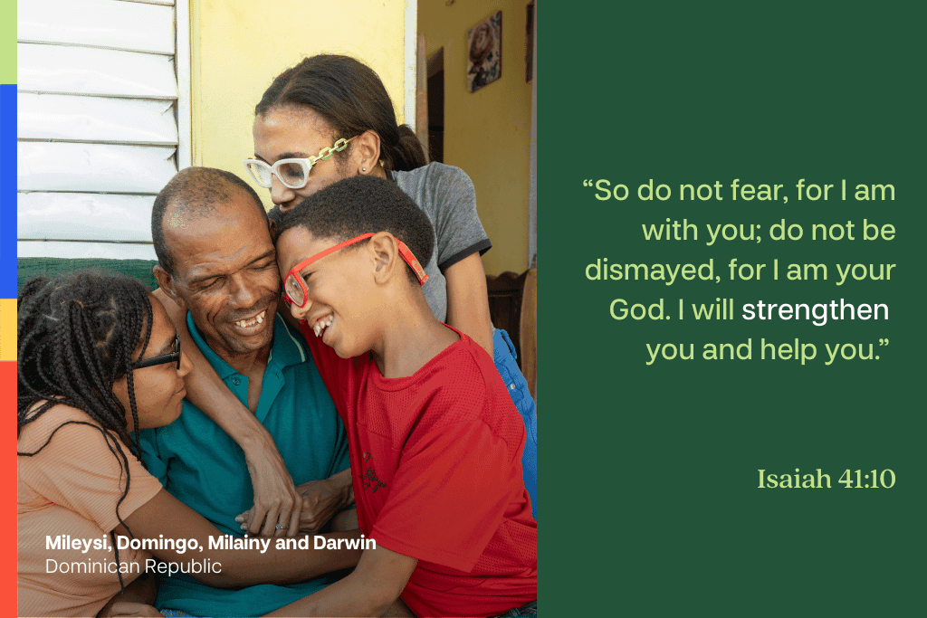 Domingo started praying because of his children