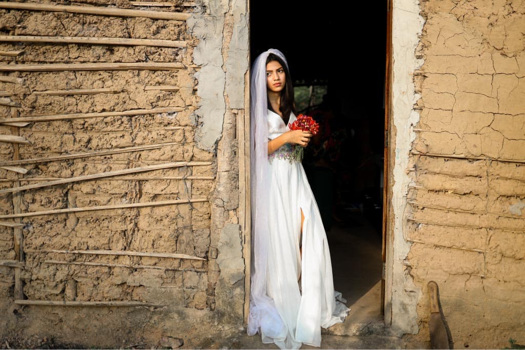 Yolane, 14, from Brazil is raising her voice to protest child marriage.