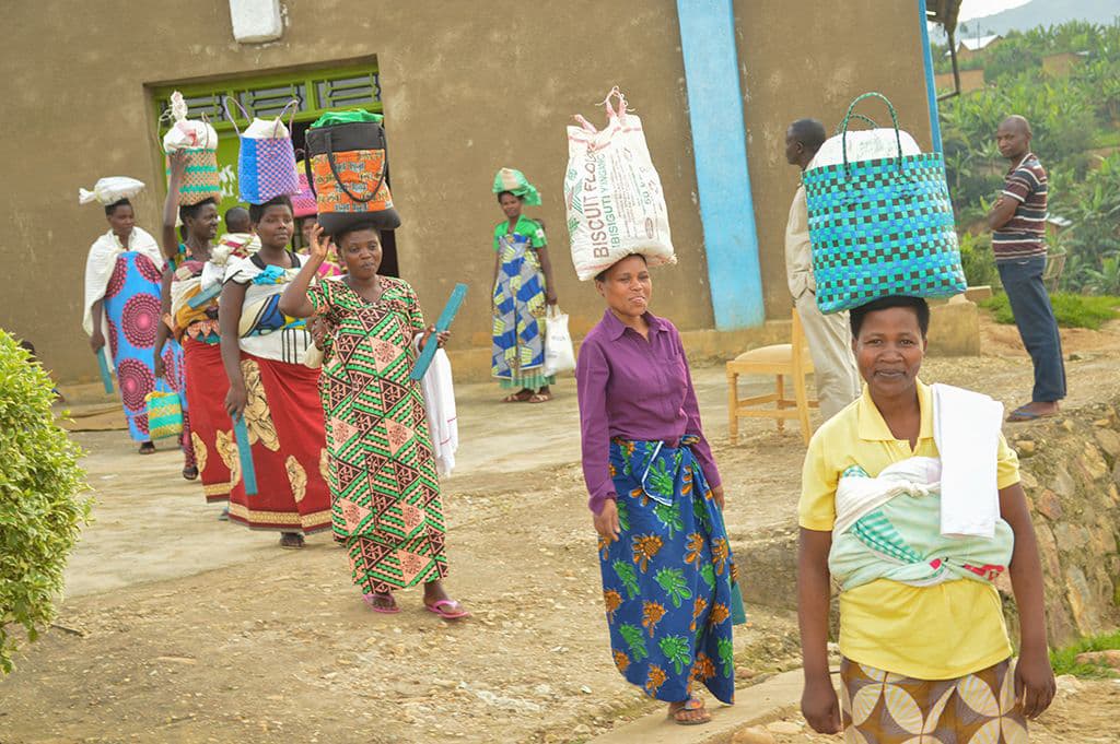 COVID-19 food packages in Rwanda