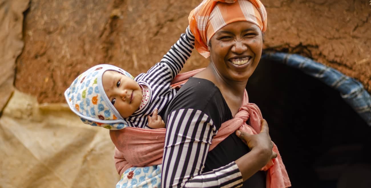 Mikyas with mum Hannah Ethiopia f