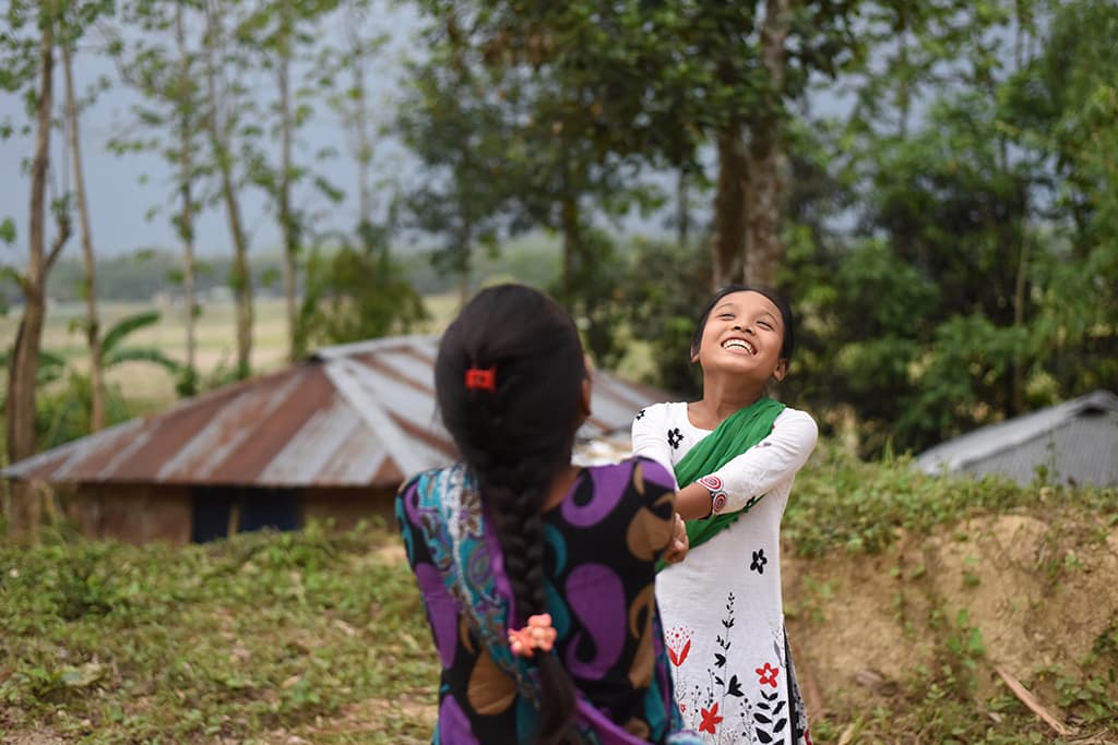 Girls dancing